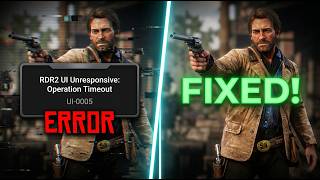 How to Fix Red Dead Redemption 2 Interface Lag When Saving or Accessing Settings ✅