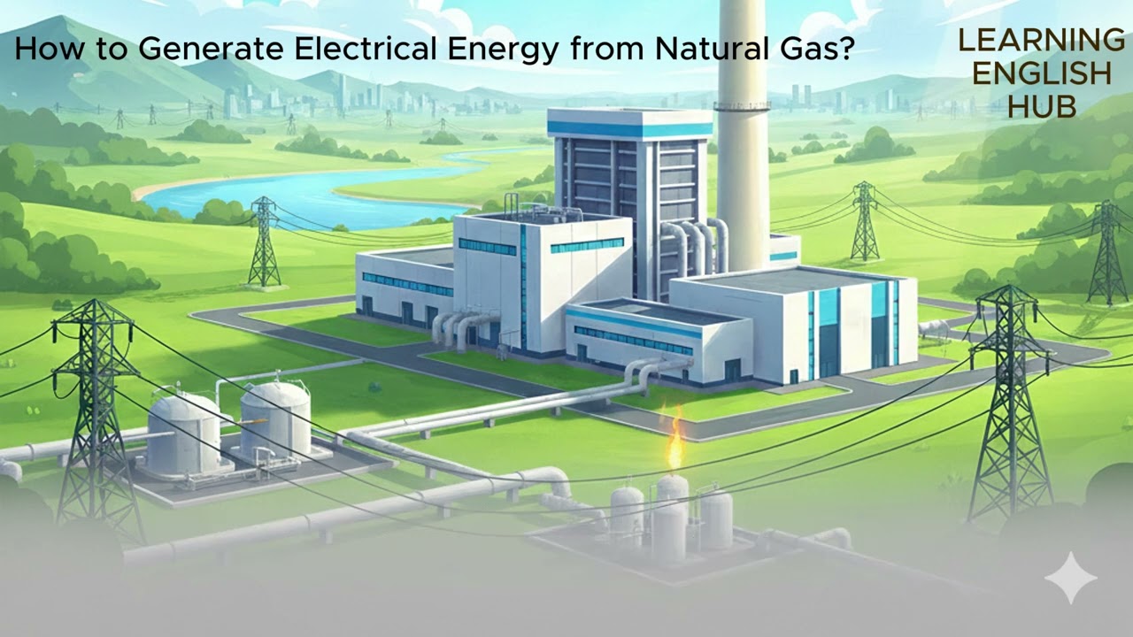 How to Generate Electrical Energy from Gas | Real English for Beginners | LEARNING ENGLISH HUB