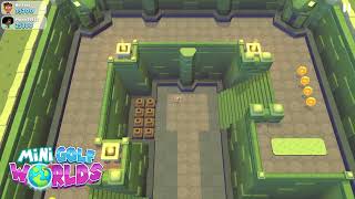 Mini Golf Worlds: Play Friends - Paying a Labyrinth hole. screenshot 3