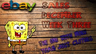 December 1015 - week 3 sales - Clothing and other items that sell on eBay