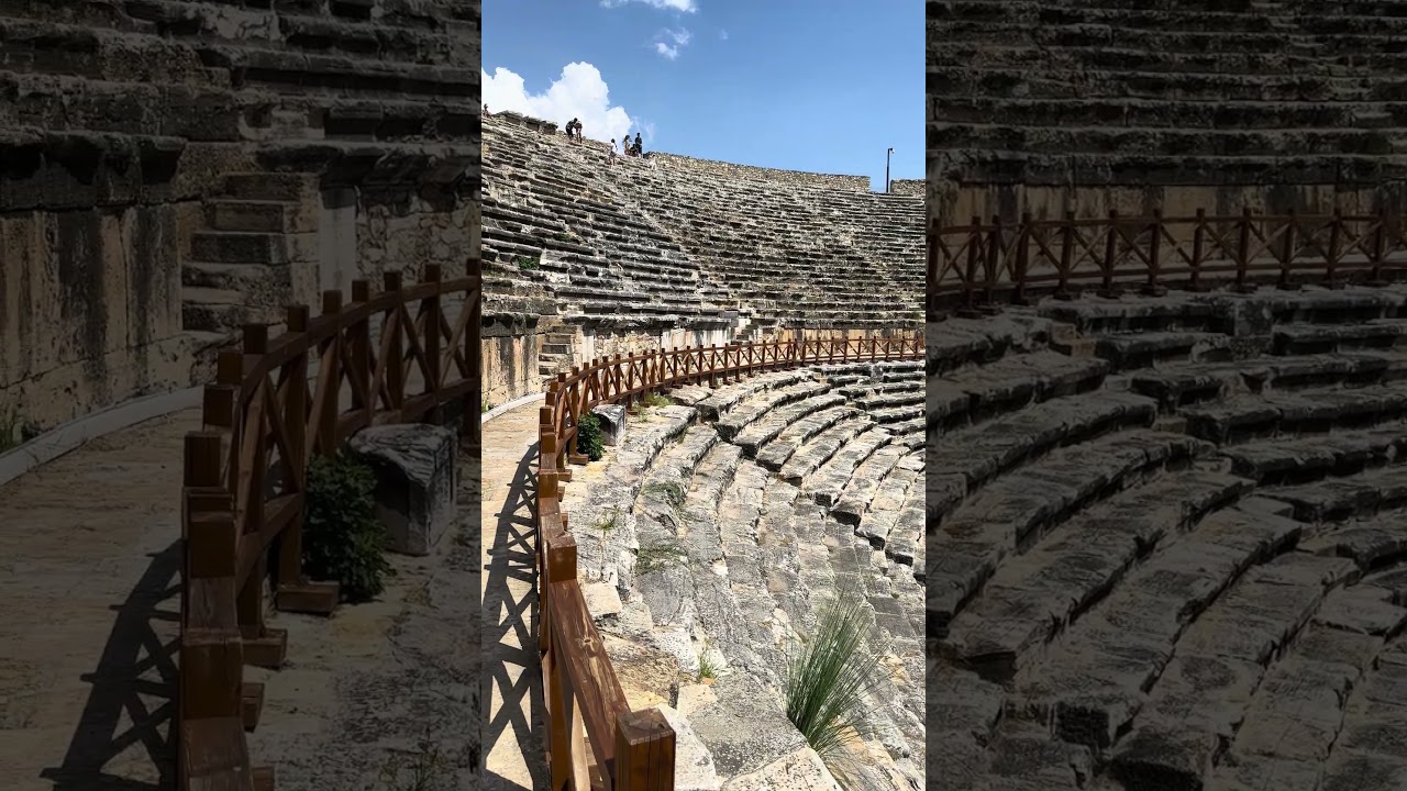 Амфитеатр в античном городе Иераполис Турция