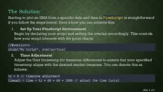 How to Start Plotting Series from a Specific Timestamp in PineScript