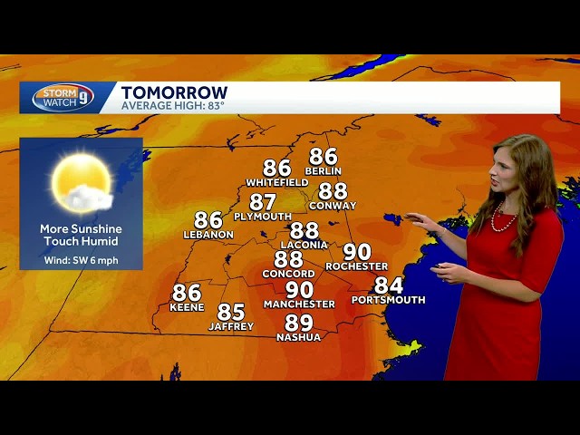 Video: Hot weather ahead this week