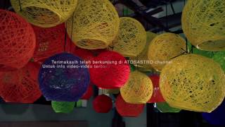 membuat lampu hias dari balon & kertas HVS || DIY