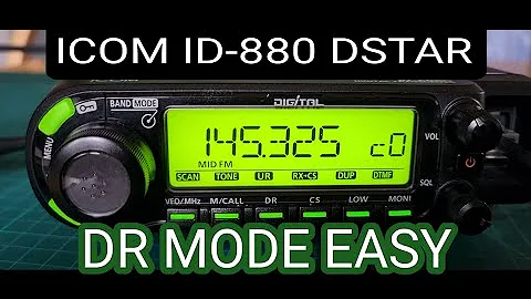 ICOM ID-880D, DR MODE EASY