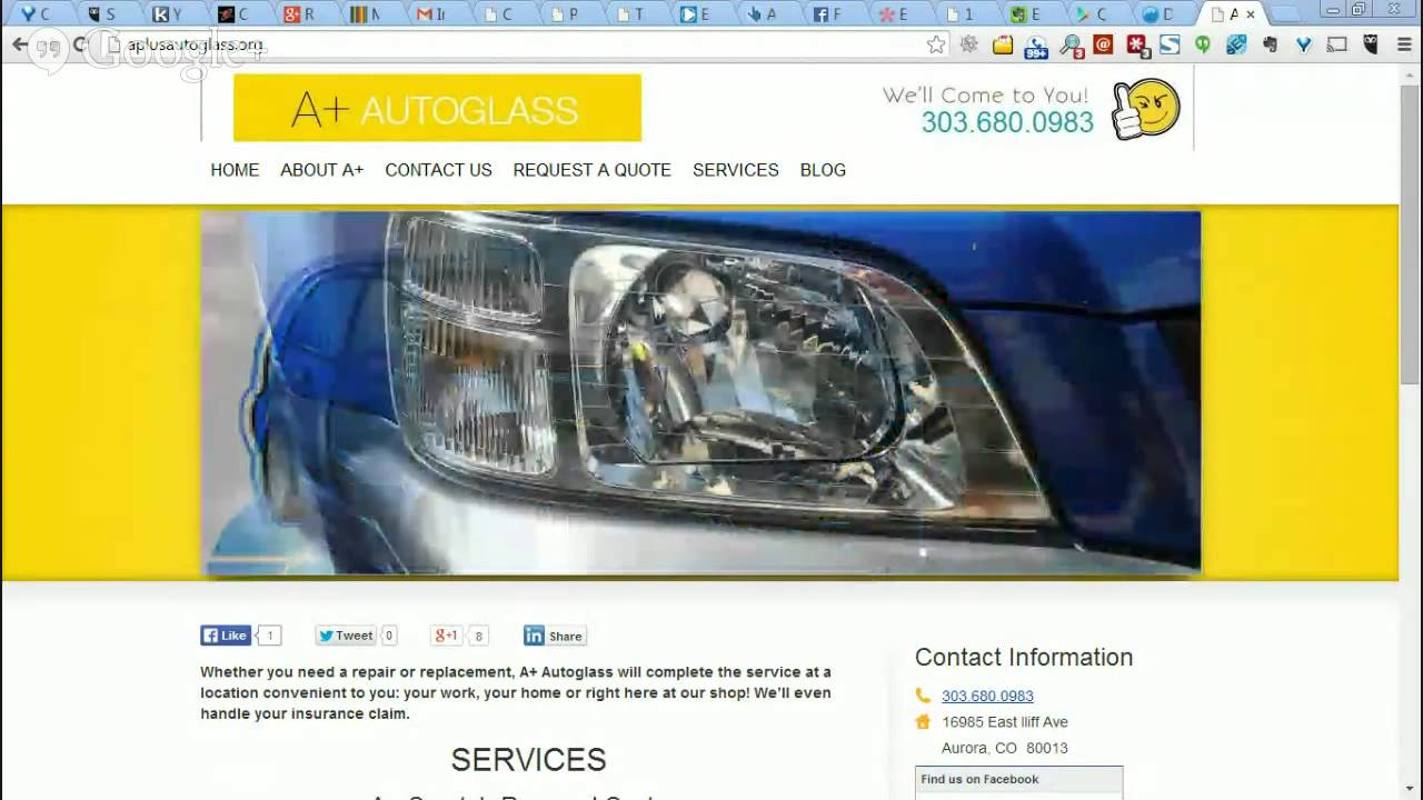Auto Glass Hail Damage in Denver (303) 680-0983 | Windshield Hail ...