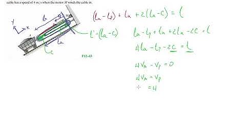 Problem F12-43 Dynamics Hibbeler 13th (Chapter 12)
