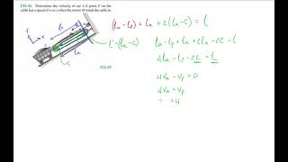 Problem F12-43 Dynamics Hibbeler 13th (Chapter 12)