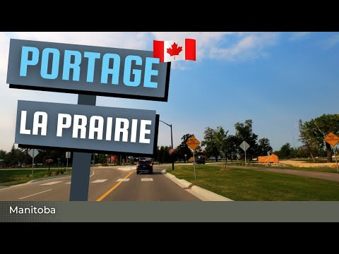 Tour around City of PORTAGE LA PRAIRIE, Manitoba | Canada [4K]