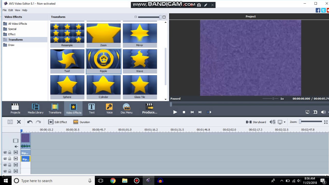 Videopad Ripple Making How To Make X Is ready For ripples - YouTube