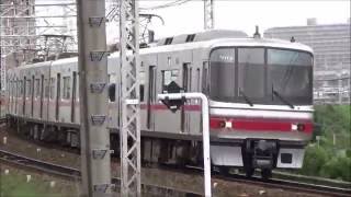名鉄5000系重連 準急東岡崎行き 尾頭橋駅通過