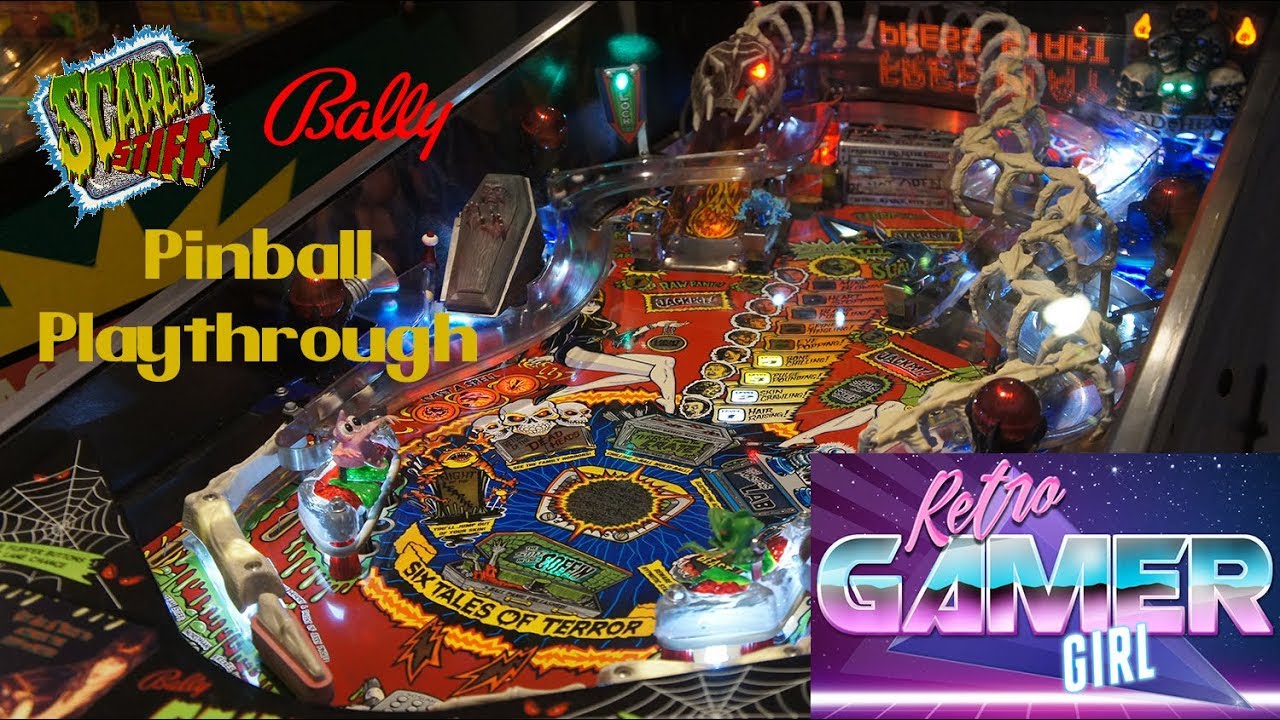 Scared Stiff Pinball Playthrough Pinnie Collector Australia | Retro Gamer Girl