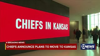 Chiefs announce plans to move to Wyandotte Co. in Kansas