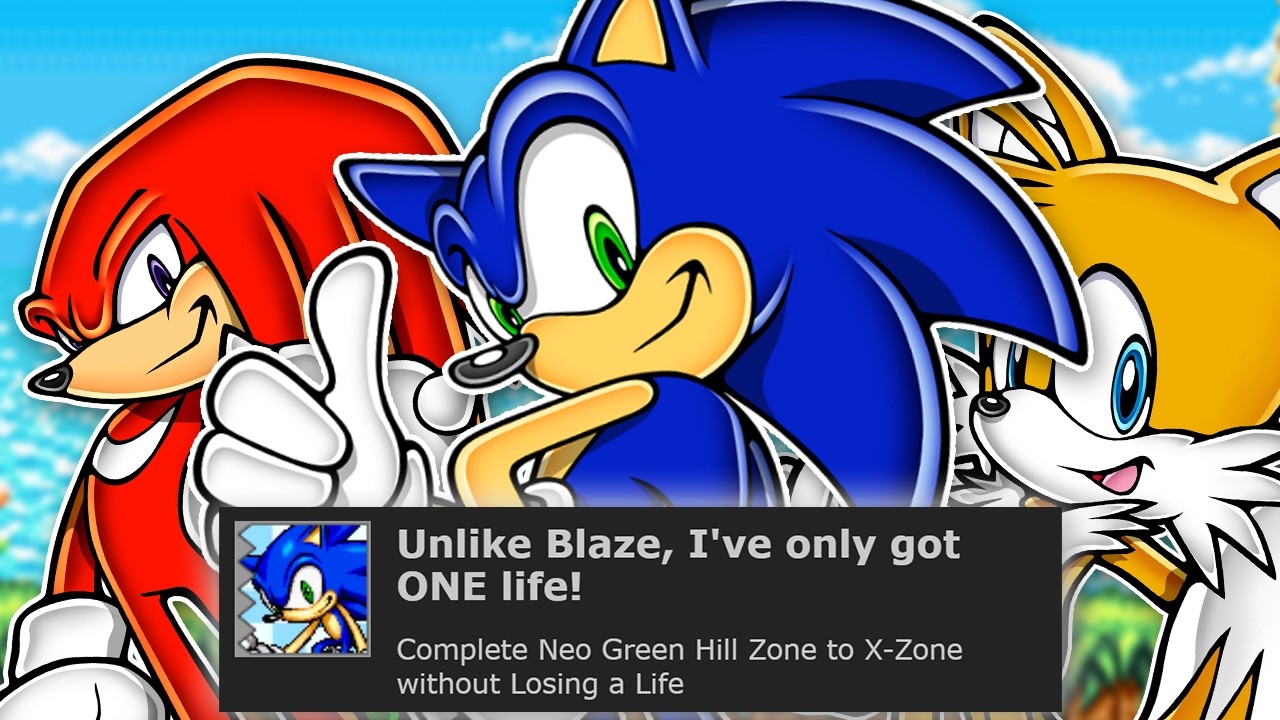 I Got EVERY ACHIEVEMENT In Sonic Advance (GBA) -  RetroAchievements