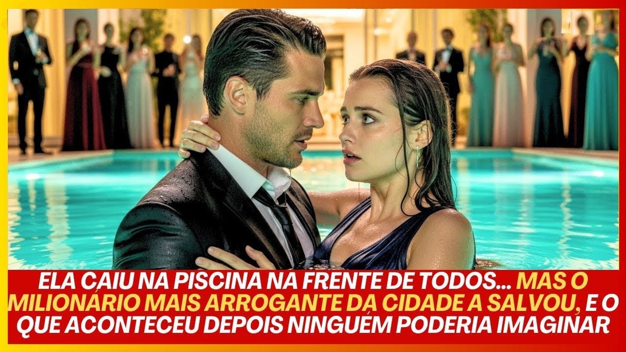 ELA CAIU NA PISCINA… MAS O MILIONÁRIO ARROGANTE A SALVOU, E O QUE VEIO DEPOIS SURPREENDEU A TODOS
