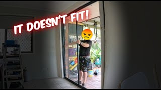 Sliding Door Replacement | 1st Day Back!