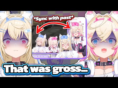 Even FUWAMOCO are creeped out by their time travel sync