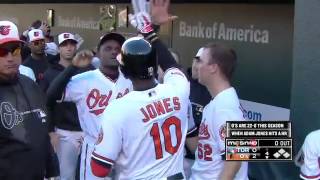 2012/09/24 Jones' two-run jack