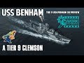 World of Warships USS Benham Tier 9 Premium USN Destroyer