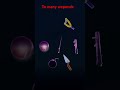 All seven weapons