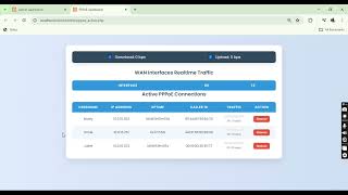 mikrotik Web app for PPPoE screenshot 5