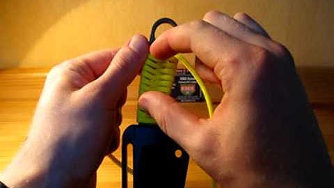 How to make a good wrapping / end knot on an ESEE Izula