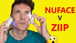 NUFACE VS ZIIP Head to Head review - BEST MICROCURRENT FACE LIFTING DEVICE? Nuface Mini Vs Nuface Trinity