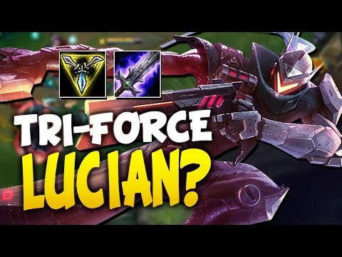 TRINITY FORCE LUCIAN IS BACK? (League of Legends)