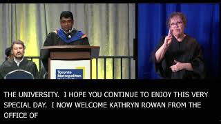 Fall '25 Convocation- Community Services, Engineering and Architectural Science, G. Raymond Chang