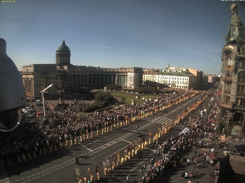 Крестный ход в Санкт-Петербурге 12 сентября 2015