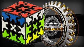 Куб Гир Шестеренчатый 🔆, Gear Cube how to solve, как собрать
