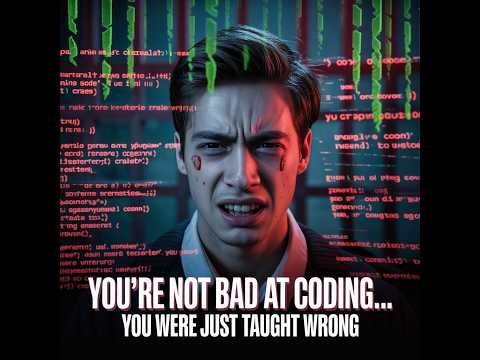 You’re Not Bad at Coding… You Were Just Taught Wrong