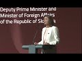 Tanja fajon minister of foreign affairs of the republic of slovenia at bsf2022