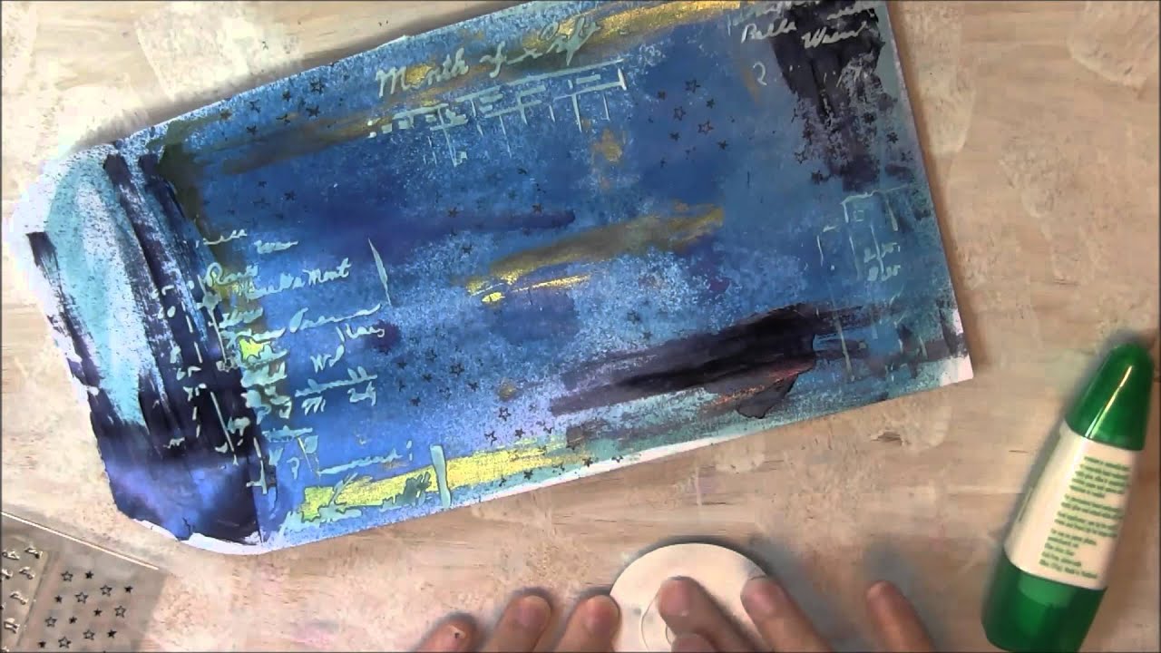 Mixed Media Mail Art MAY 2014 PROCESS YouTube