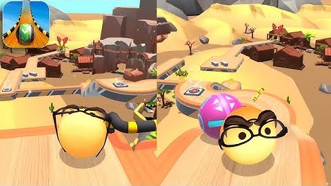 Sky Rolling Ball 3D - Gameplay Walkthrough (iOS, Android) Level 82