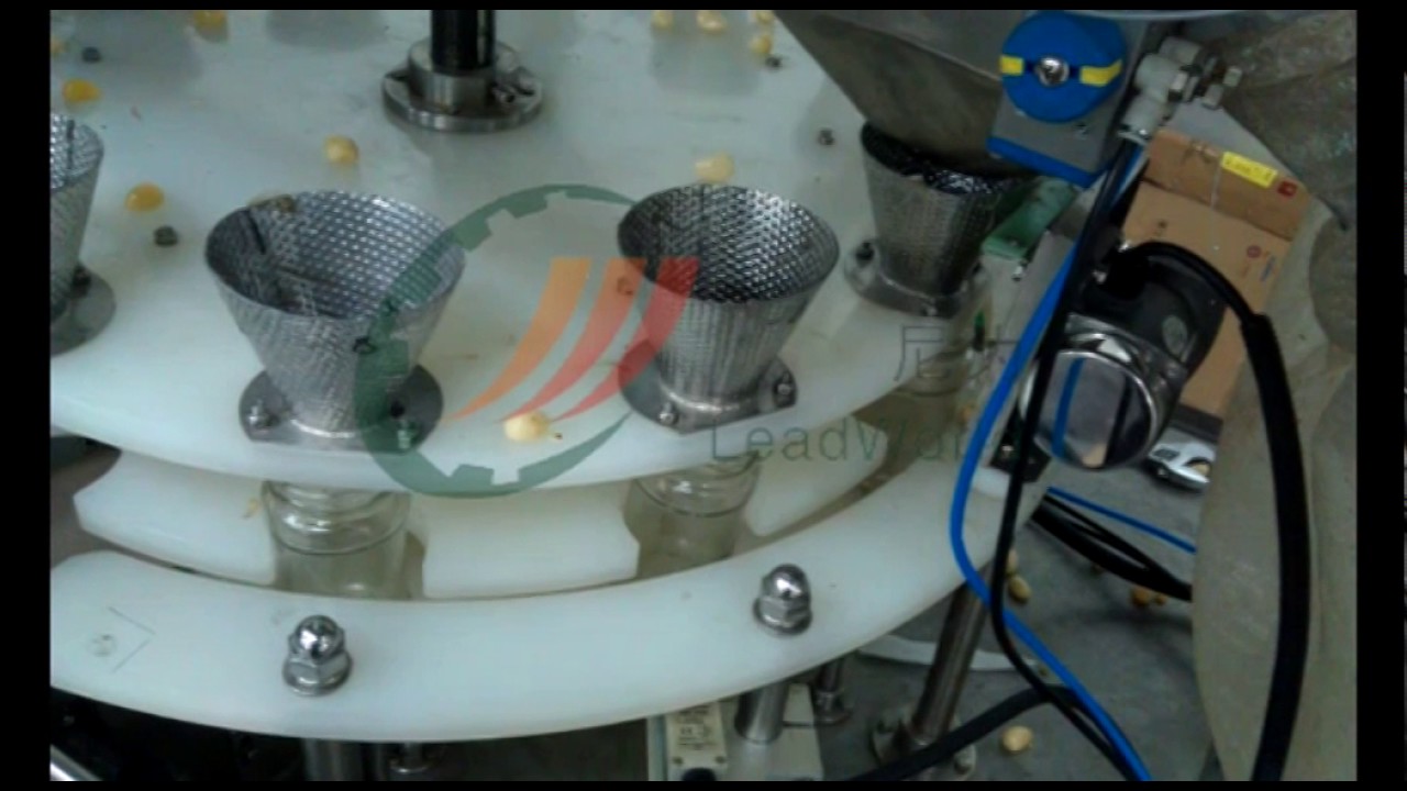 Bottled garlic filling machine