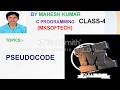 PSEUDOCODE IN C