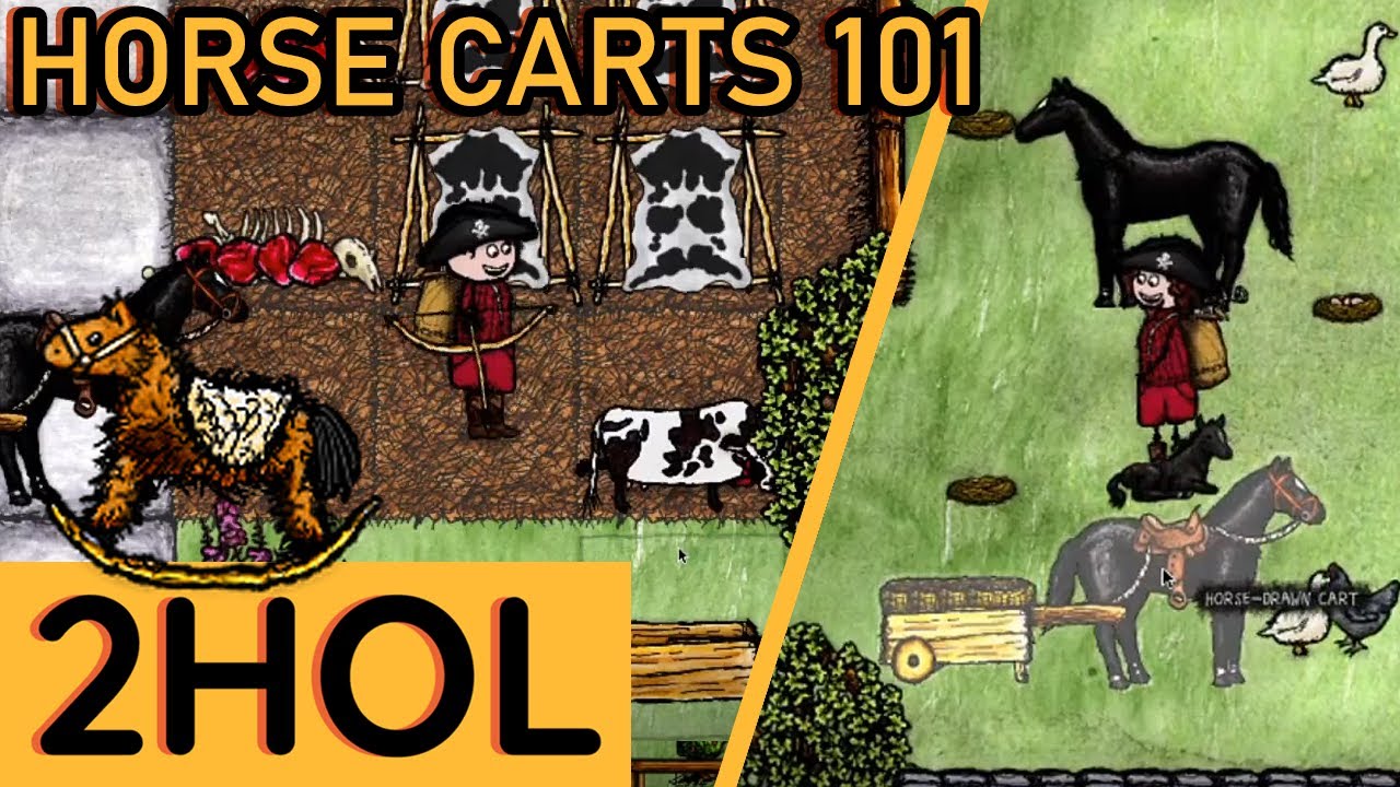 Become a master horsecart maker with the help of this tutorial! Two Hours One Life will thank you!