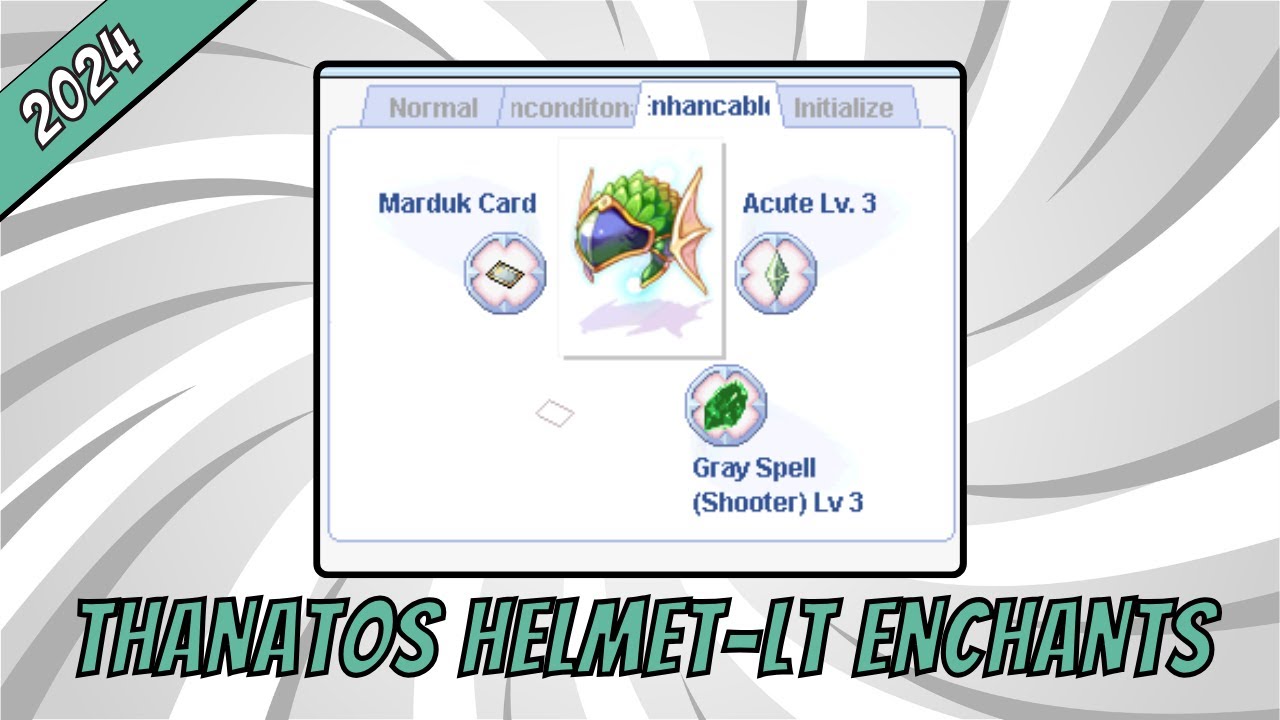 iRO P2W [Level 190] - Thanatos Helmet-LT Enchant Process (2024)