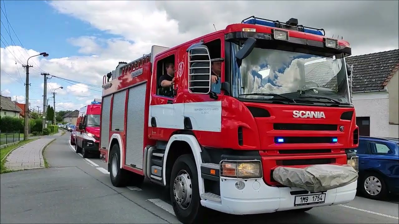 Oslavy 140 let SDH Chomoutov - průvod obcí - 22.6.2024