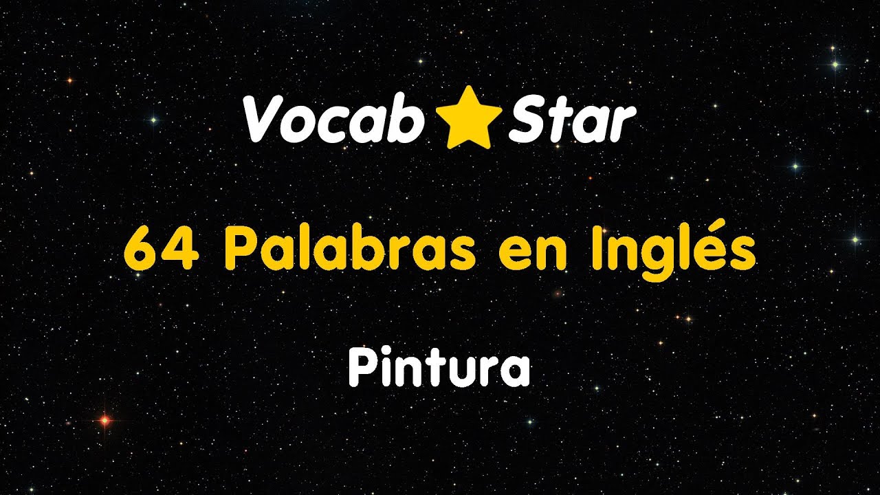 64 Palabras en Inglés - Pintura - YouTube