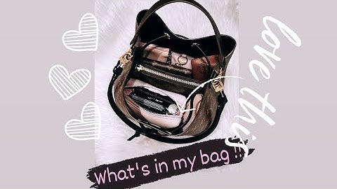 COSA C'È NELLA MIA BORSA  👜WHAT'S IN MY BAG👜