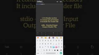 C Coding #1 :  Structure of C Program, Coding on mobile phone screenshot 5