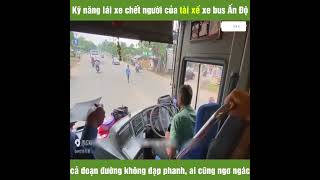 Cách Lái Xe Bus Tại Ấn Độ Khiến Ai Cũng 😰😃😁 #shorts screenshot 1
