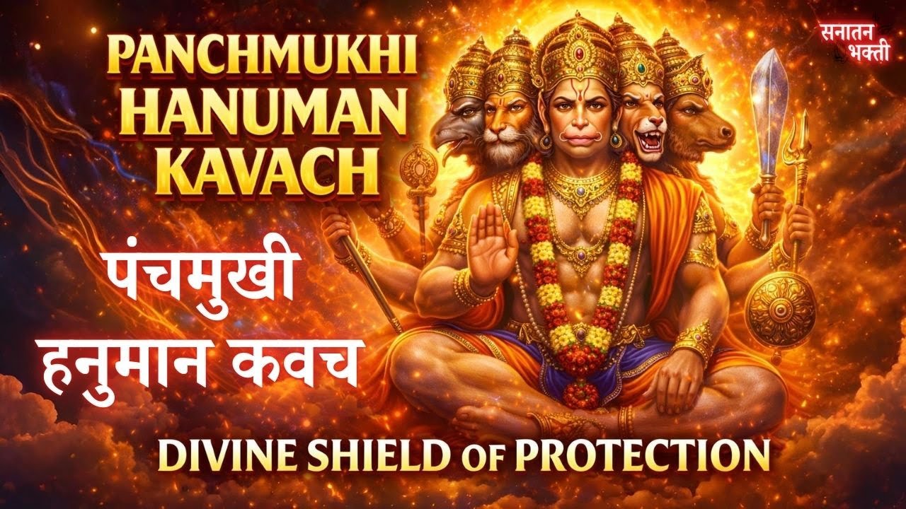 Panchmukhi Hanuman Kavach | पंचमुखी हनुमान कवच | Powerful Hanuman Kavach 