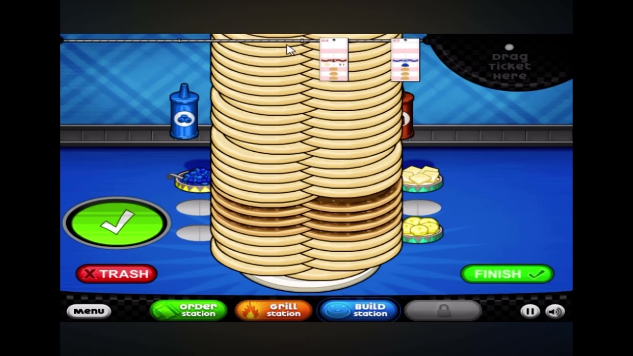 Poofesure Serves Sasha 1000+ Pancakes In Papas Pancakeria But In 2x Speed