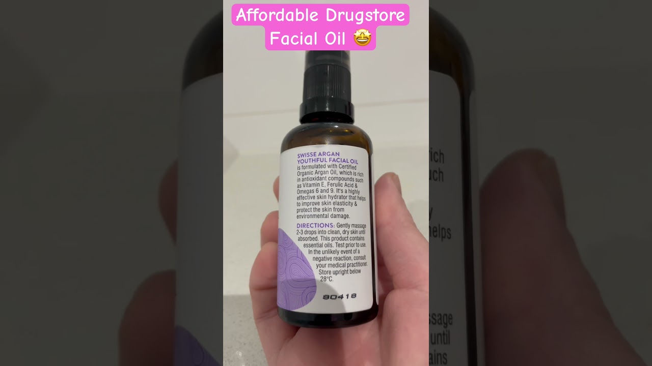 BUDGET-FRIENDLY DRUGSTORE ARGAN FACIAL OIL🤩 