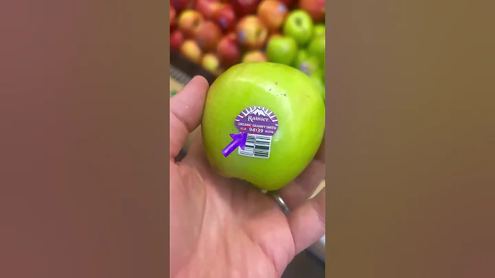 Spot organic produce, avoid GMO #foodhacks #organic