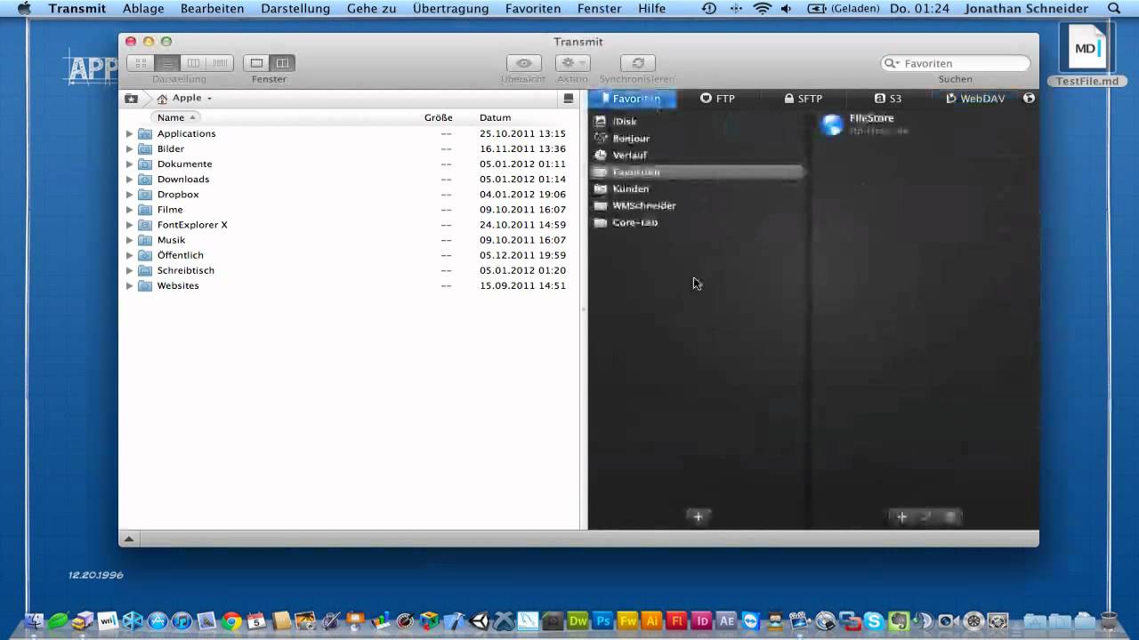 Transmit - Das rechte Standbein von Coda
