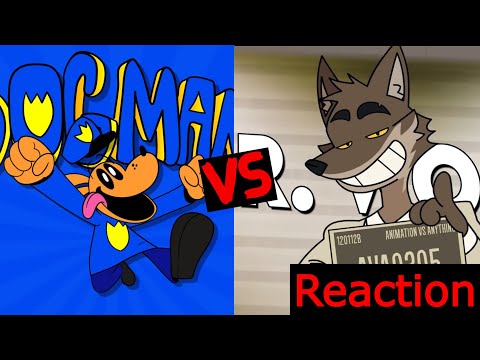 Mr. Wolf vs Dog Man - Rap Battle! (ANIMATION VS ANYTHING: CH. III) | Reaction